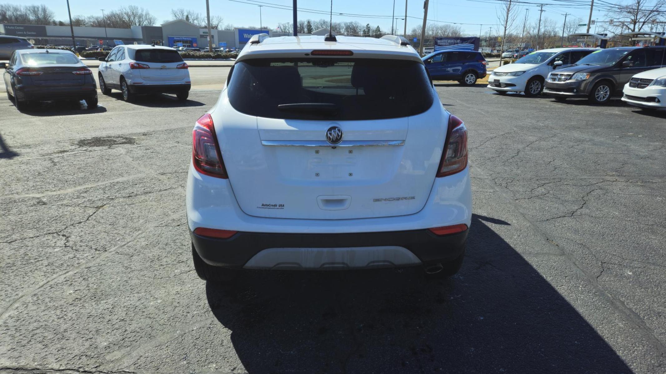 2019 WHITE /BROWN Buick ENCORE Preferred FWD (KL4CJASB1KB) with an 1.4L L4 DOHC 16V TURBO engine, 6A transmission, located at 5744 Central Avenue, Toledo, OH, 43615, (419) 724-0130, 41.676781, -83.682137 - 2019 Buick ENCORE Preferred FWD - Photo#10