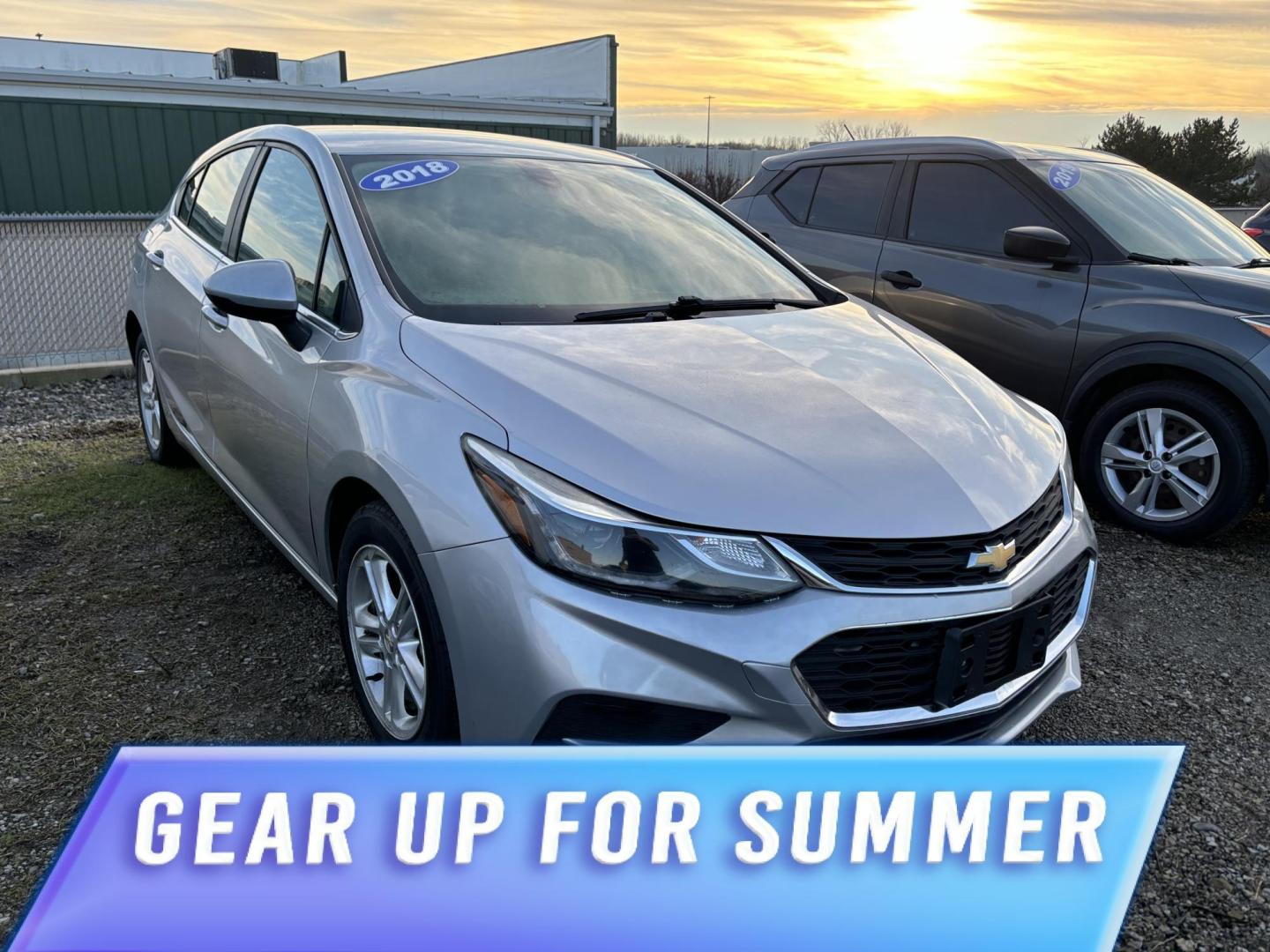 2018 SILVER Chevrolet CRUZE LT (3G1BE6SM4JS) with an Other engine, located at 15 Petro Dr, Warsaw, IN, 46582, (574) 306-0055, 41.273563, -85.857544 - 2018 Chevrolet CRUZE LT - Photo#0