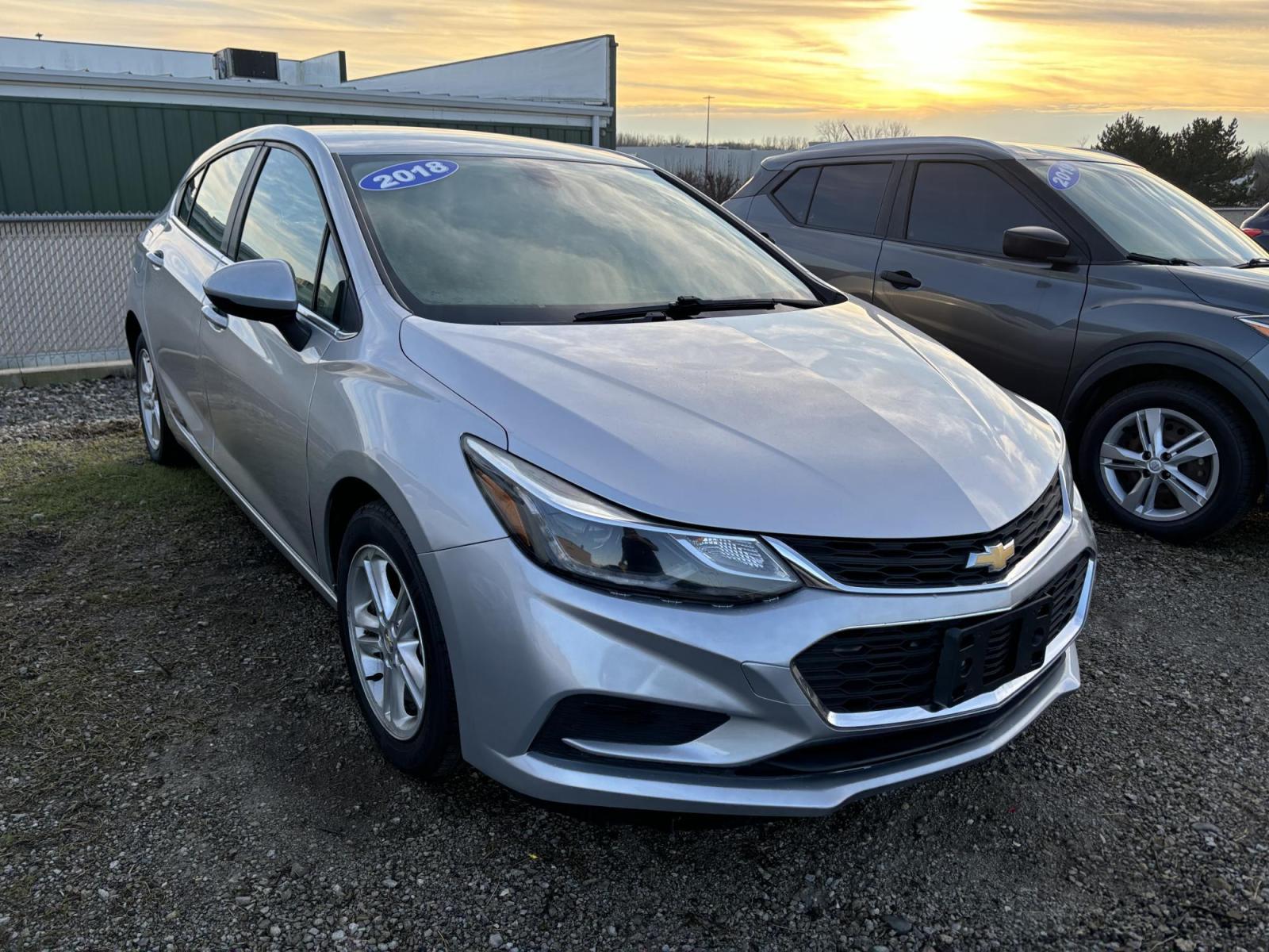 2018 SILVER Chevrolet CRUZE LT (3G1BE6SM4JS) with an Other engine, located at 15 Petro Dr, Warsaw, IN, 46582, (574) 306-0055, 41.273563, -85.857544 - 2018 Chevrolet CRUZE LT - Photo#1