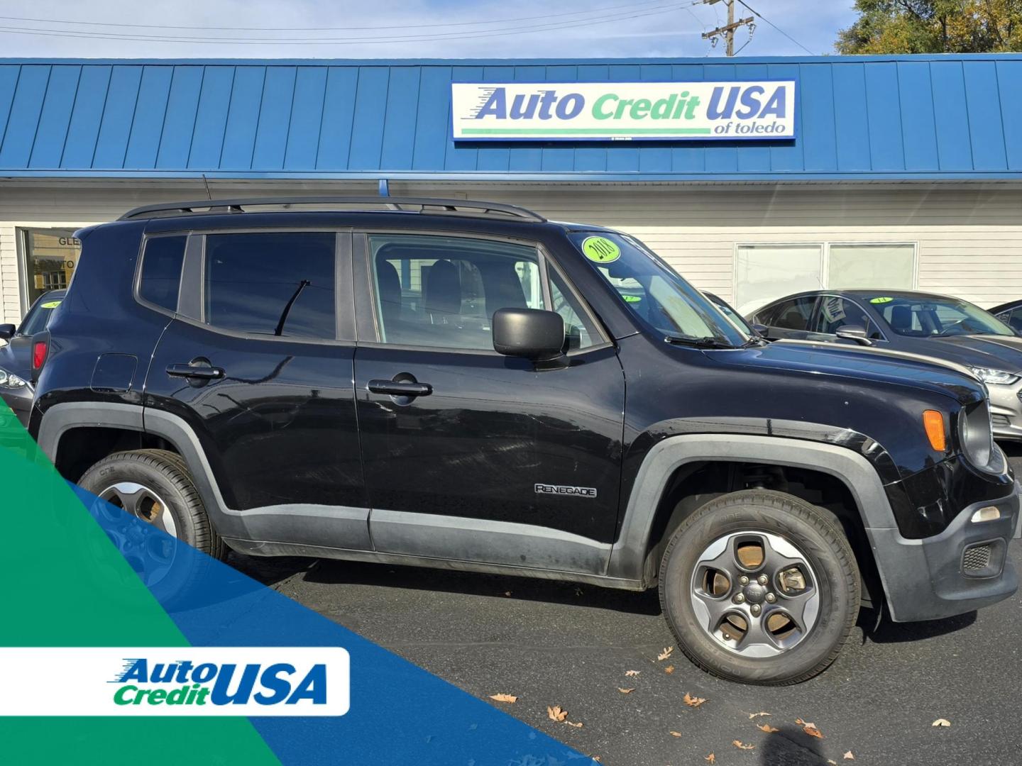 2018 BLACK JEEP RENEGADE SPORT (ZACCJBAB2JP) with an Other engine, located at 5744 Central Avenue, Toledo, OH, 43615, (419) 724-0130, 41.676781, -83.682137 - 2018 JEEP RENEGADE SPORT - Photo#0