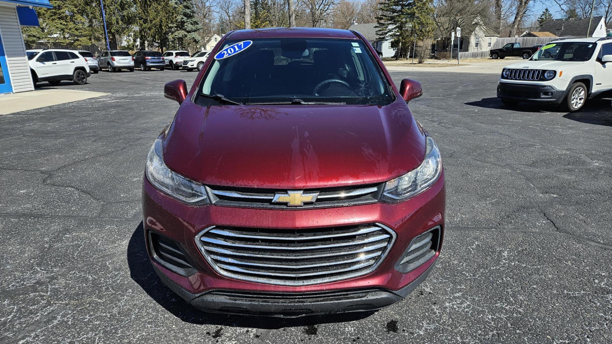 2017 MAROON Chevrolet TRAX LS (3GNCJKSB0HL) with an Other engine, located at 5744 Central Avenue, Toledo, OH, 43615, (419) 724-0130, 41.676781, -83.682137 - 2017 Chevrolet TRAX LS - Photo#6