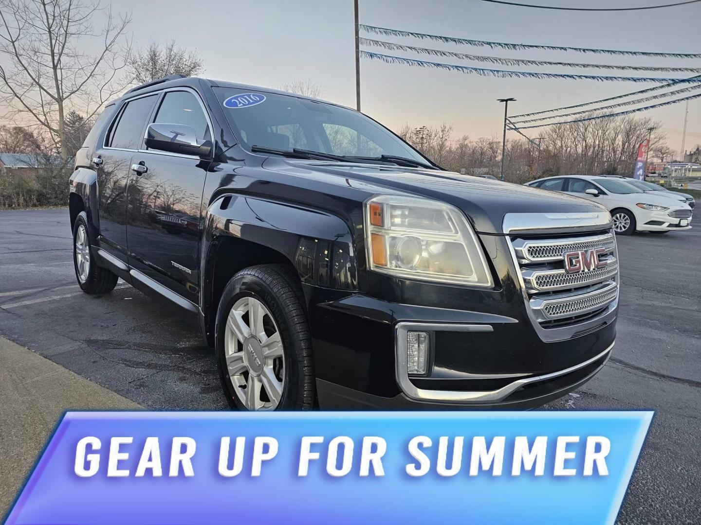 2016 BLACK /black GMC TERRAIN SLE2 FWD (2GKALNEK1G6) with an 2.4L L4 DOHC 16V engine, 6A transmission, located at 502 South Main Street, Columbia City, IN, 46725, (260) 244-4645, 41.151382, -85.490578 - 2016 GMC TERRAIN SLE2 FWD - Photo#0