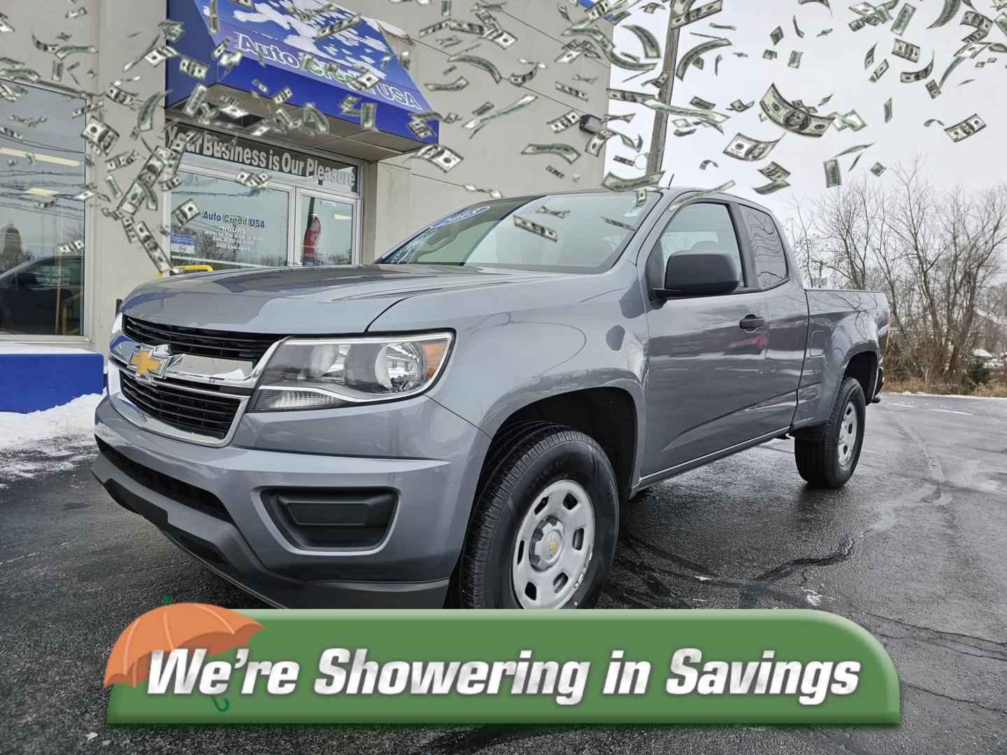 2018 SILVER /BLACK Chevrolet COLORADO WORK TRUCK Work Truck Ext. Cab 2WD (1GCHSBEA6J1) with an 2.5L L4 DOHC 16V GAS engine, 6A transmission, located at 502 South Main Street, Columbia City, IN, 46725, (260) 244-4645, 41.151382, -85.490578 - 2018 Chevrolet COLORADO WORK TRUCK Work Truck Ext. Cab 2WD - Photo#0