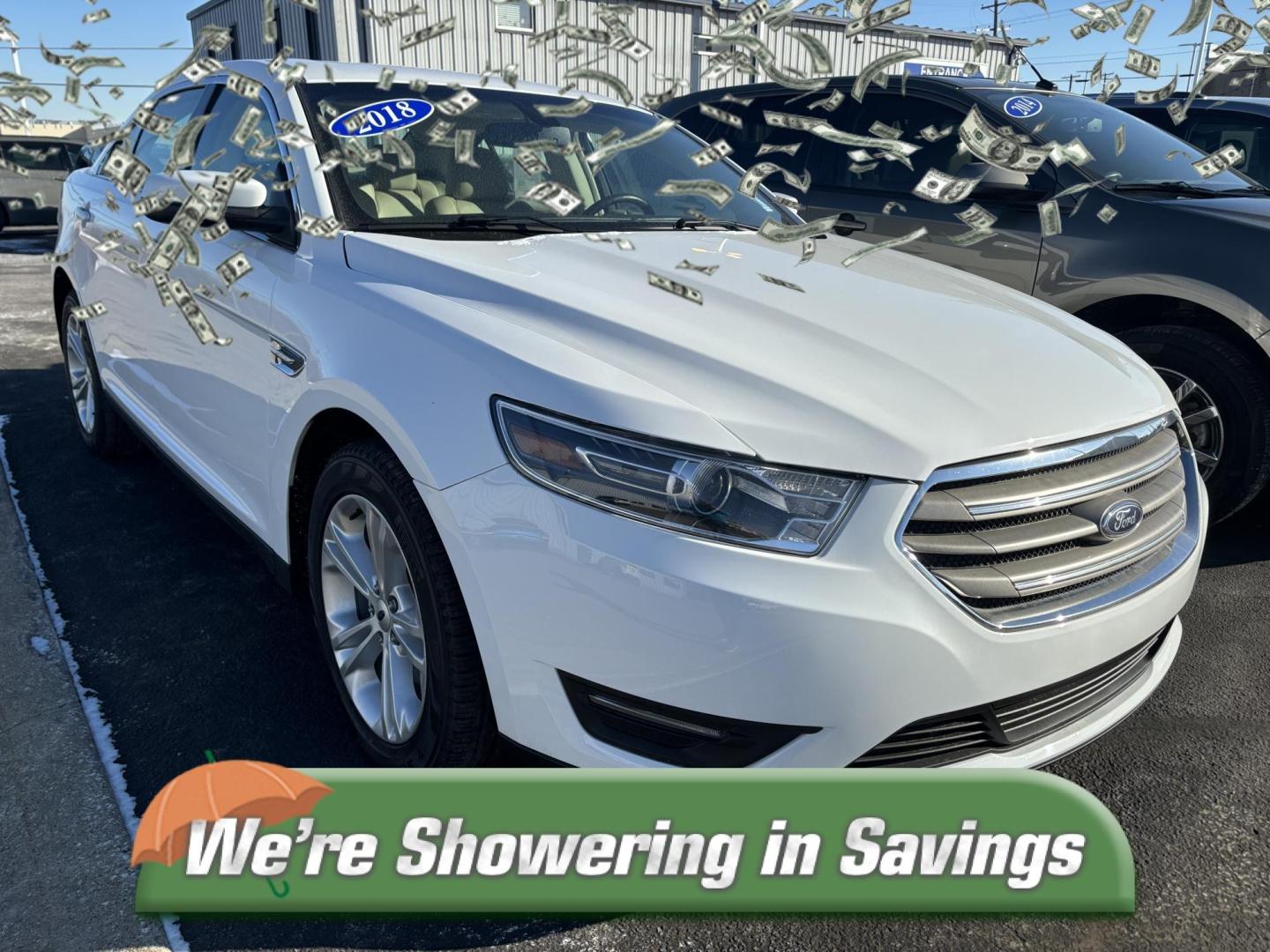 2018 WHITE Ford TAURUS SEL SEL FWD (1FAHP2E80JG) with an 3.5L V6 DOHC 24V engine, 6A transmission, located at 100 West Coliseum Boulevard, Fort Wayne, IN, 46805, (260) 471-0567, 41.118340, -85.141014 - 2018 Ford TAURUS SEL SEL FWD - Photo#0