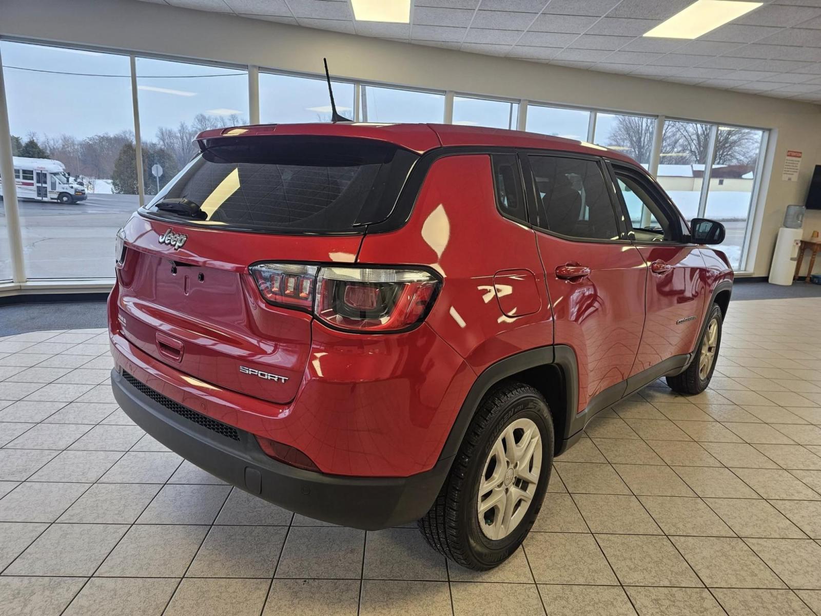 2018 RED Jeep COMPASS SPORT (3C4NJCAB7JT) with an Other engine, located at 502 South Main Street, Columbia City, IN, 46725, (260) 244-4645, 41.151382, -85.490578 - 2018 Jeep COMPASS SPORT - Photo#2