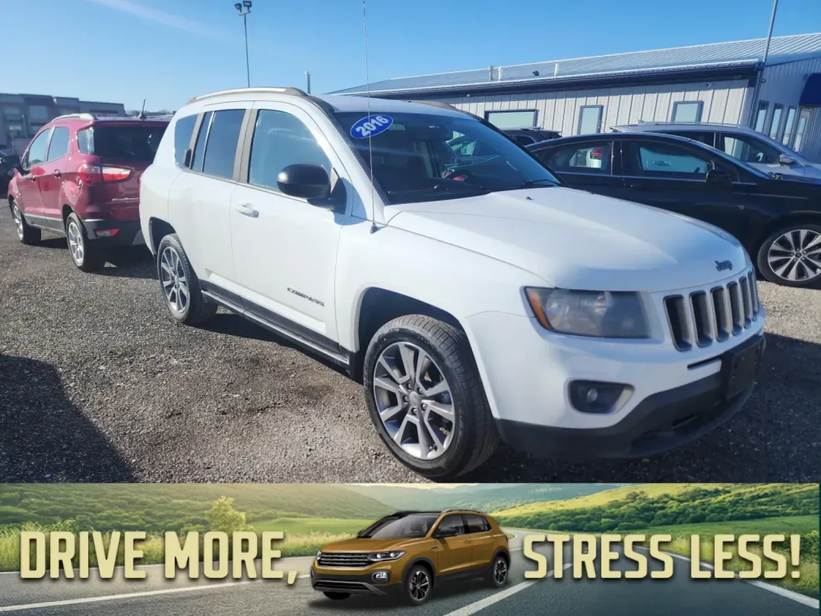 2016 Jeep COMPASS SPORT (1C4NJDBB0GD) with an Other engine, located at 15 Petro Dr, Warsaw, IN, 46582, (574) 306-0055, 41.273563, -85.857544 - 2016 Jeep COMPASS SPORT - Photo#0