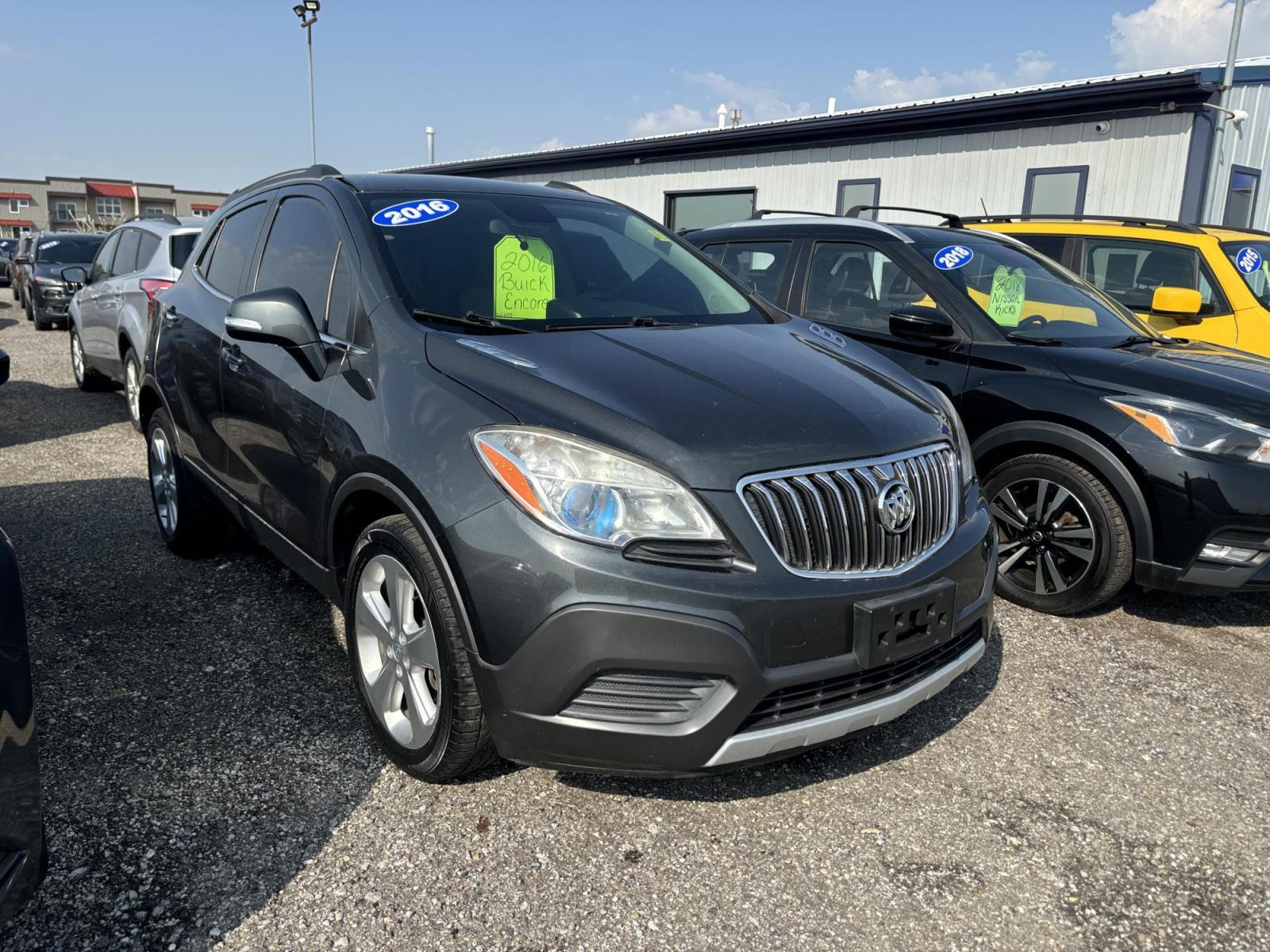 2016 GRAY Buick ENCORE BASE (KL4CJASB1GB) with an Other engine, located at 15 Petro Dr, Warsaw, IN, 46582, (574) 306-0055, 41.273563, -85.857544 - 2016 Buick ENCORE BASE - Photo#1