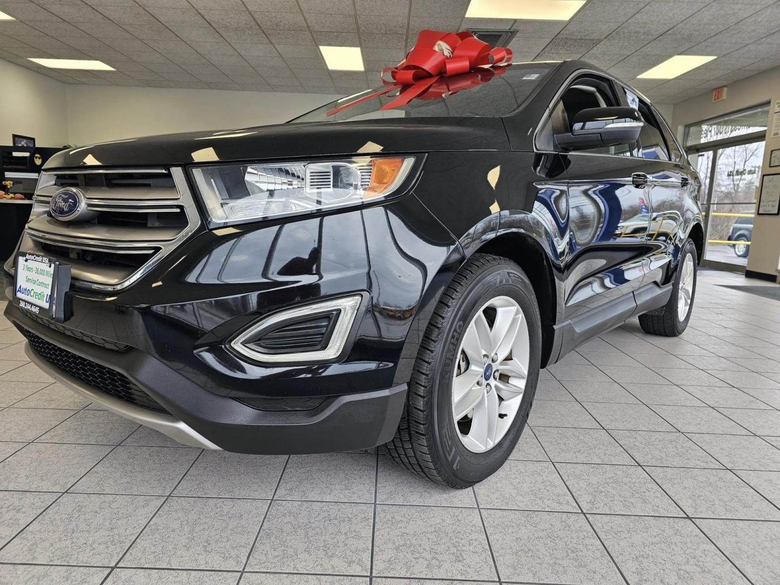 2016 /Black Ford Edge SEL AWD (2FMPK4J99GB) with an 2.0L L4 DOHC 16V engine, 6A transmission, located at 502 South Main Street, Columbia City, IN, 46725, (260) 244-4645, 41.151382, -85.490578 - 2016 Ford Edge SEL AWD - Photo#3