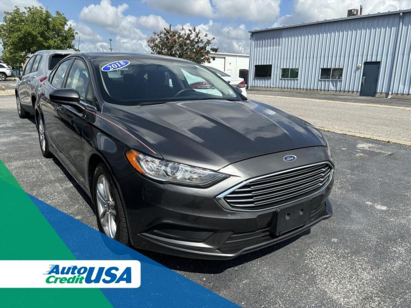 2018 GRAY FORD FUSION SE (3FA6P0HD3JR) with an Other engine, located at 100 West Coliseum Boulevard, Fort Wayne, IN, 46805, (260) 471-0567, 41.118340, -85.141014 - 2018 FORD FUSION SE - Photo#0