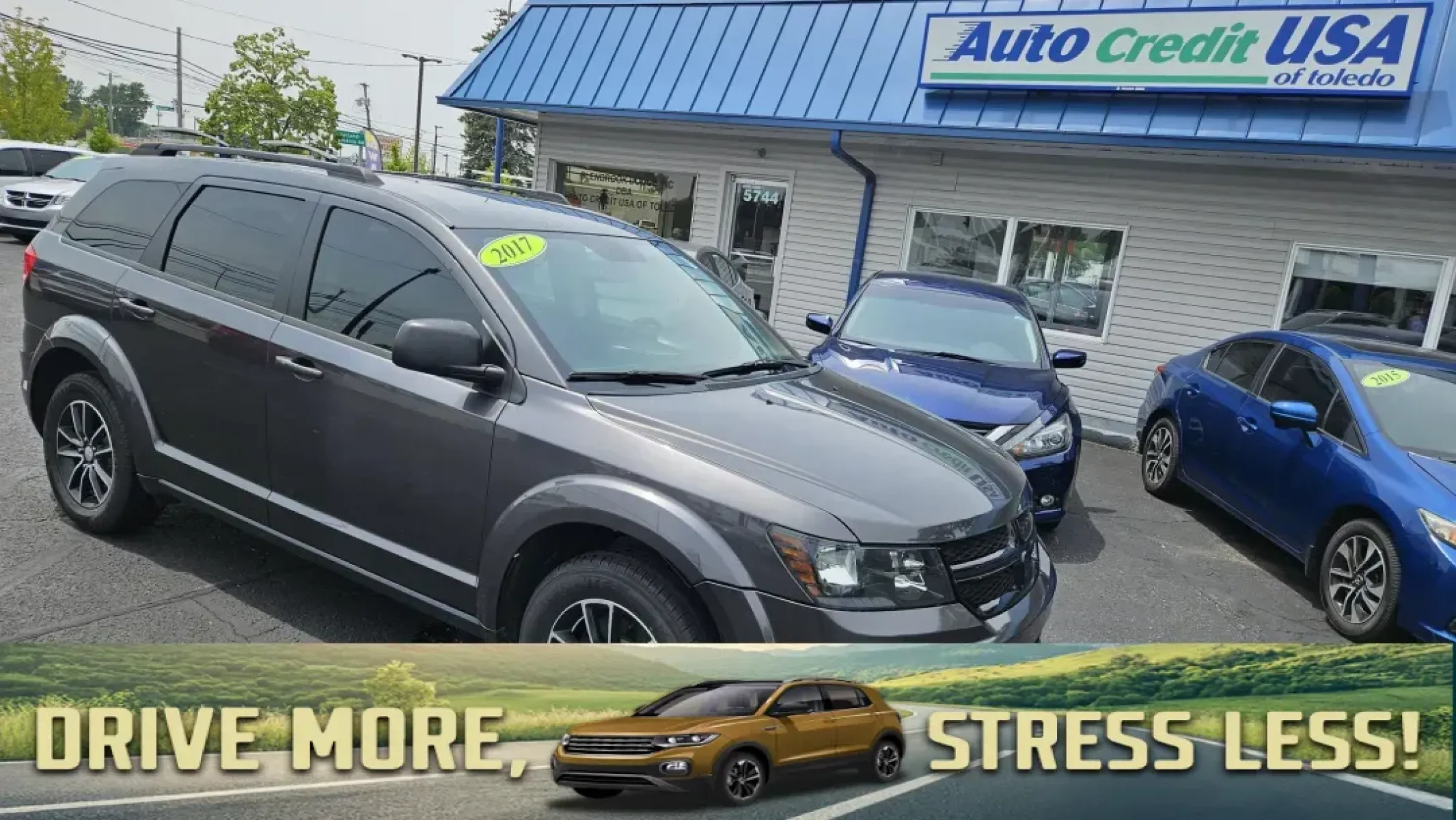 2017 Dodge JOURNEY SE (3C4PDCAB9HT) with an Other engine, located at 5744 Central Avenue, Toledo, OH, 43615, (419) 724-0130, 41.676781, -83.682137 - 2017 Dodge JOURNEY SE - Photo#0