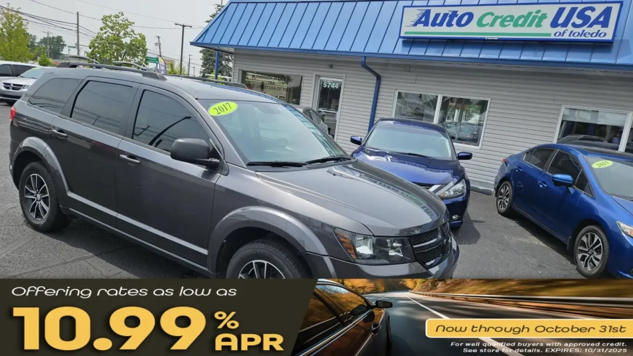 2017 Dodge Journey (3C4PDCAB9HT) with an Other engine, located at 5744 Central Avenue, Toledo, OH, 43615, (419) 724-0130, 41.676781, -83.682137 - **Conquer Your Daily Journey with the 2017 Dodge Journey SE Perfect for Families and Adventurers Alike!**<br /> <br /> Are you in the market for an SUV that can handle your family's busy lifestyle while also providing comfort and reliability? Look no further than the 2017 Dodge Journey SE, availabl - Photo#0