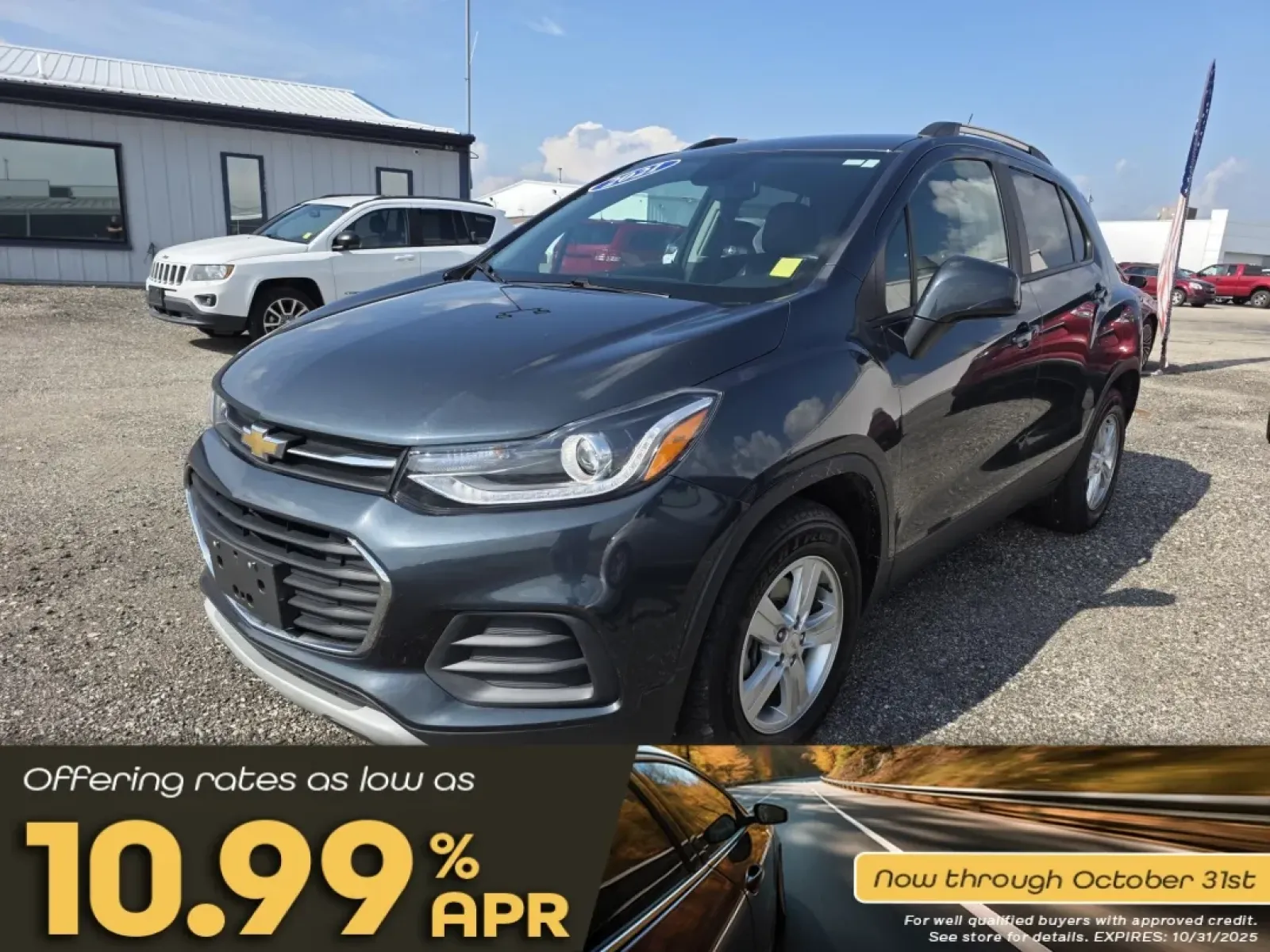 2021 Chevrolet TRAX 1LT (KL7CJLSB6MB) with an Other engine, located at 15 Petro Dr, Warsaw, IN, 46582, (574) 306-0055, 41.273563, -85.857544 - Discover your next adventure with the versatile 2021 Chevrolet Trax 1LT, perfect for growing families, daily commutes, or weekend getaways. This stylish blue-grey wagon combines practicality with modern features, making it an ideal choice for those who crave both functionality and comfort. Visit Aut - Photo#0