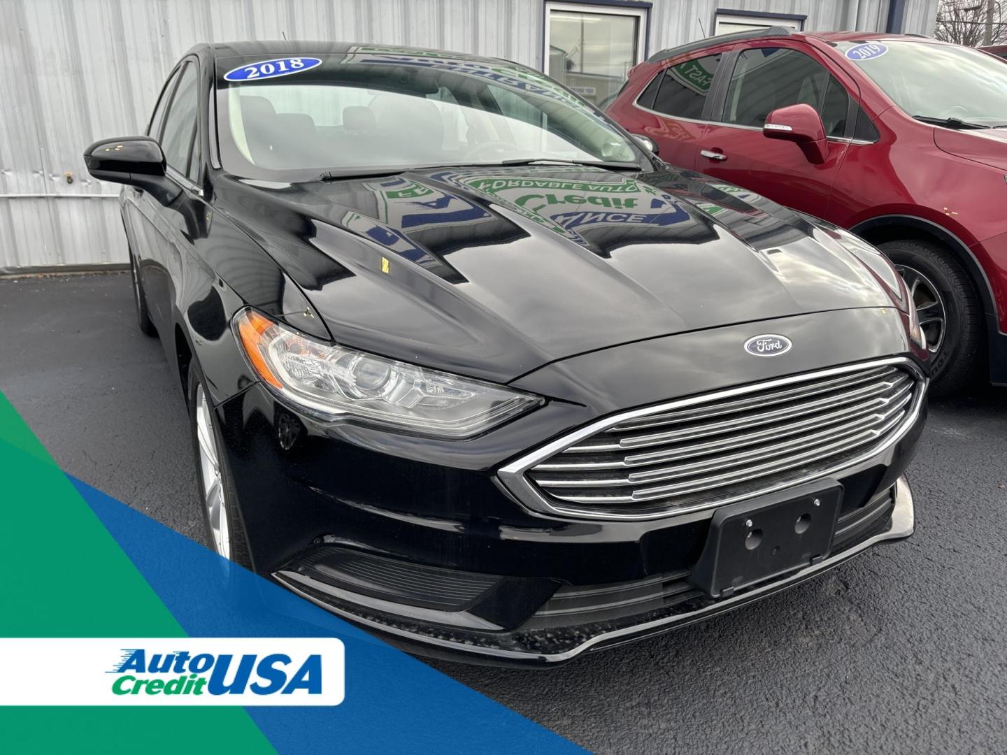 2018 BLACK FORD FUSION SE (3FA6P0HD2JR) with an Other engine, located at 100 West Coliseum Boulevard, Fort Wayne, IN, 46805, (260) 471-0567, 41.118340, -85.141014 - 2018 FORD FUSION SE - Photo#0