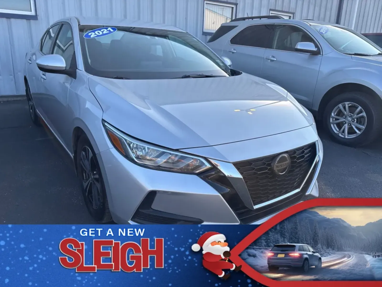 2021 Nissan SENTRA SV (3N1AB8CV4MY) with an Other engine, located at 100 West Coliseum Boulevard, Fort Wayne, IN, 46805, (260) 471-0567, 41.118340, -85.141014 - **Unlock Your Next Adventure with the 2021 Nissan Sentra SV at Auto Credit!**<br /> <br /> Are you searching for the perfect blend of comfort, efficiency, and style for your daily commute or weekend adventures? Look no further than the 2021 Nissan Sentra SV! With its sleek silver exterior and spacio - Photo#0