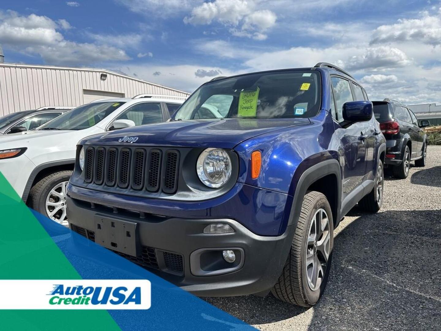 2016 BLUE JEEP RENEGADE LATITUDE (ZACCJBBT2GP) with an Other engine, located at 15 Petro Dr, Warsaw, IN, 46582, (574) 306-0055, 41.273563, -85.857544 - 2016 JEEP RENEGADE LATITUDE - Photo#0