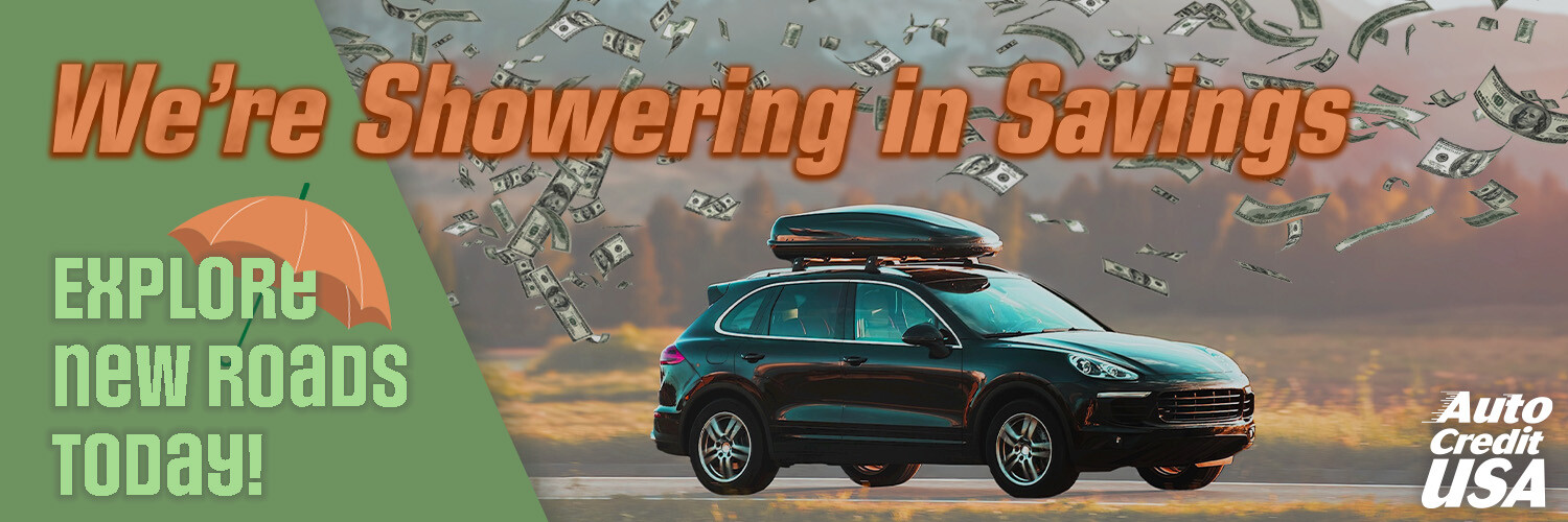 Auto Credit USA - We're Showering in Savings Event